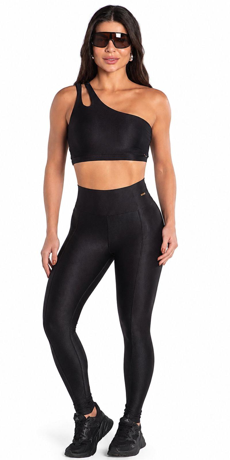 Conjunto Du Sell Wonder (Top Nula Manga + Legging Básica)