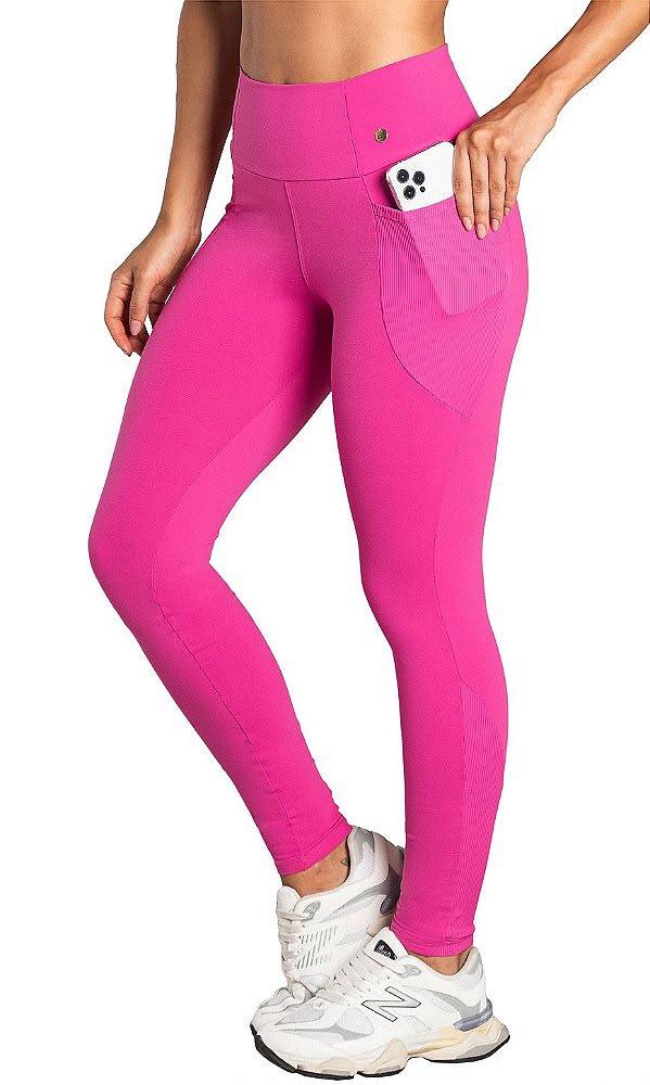 Conjunto Legging Fit/Fit Canelado Bolsos + Top Fit/Fit Canelado Bojo Rem 15