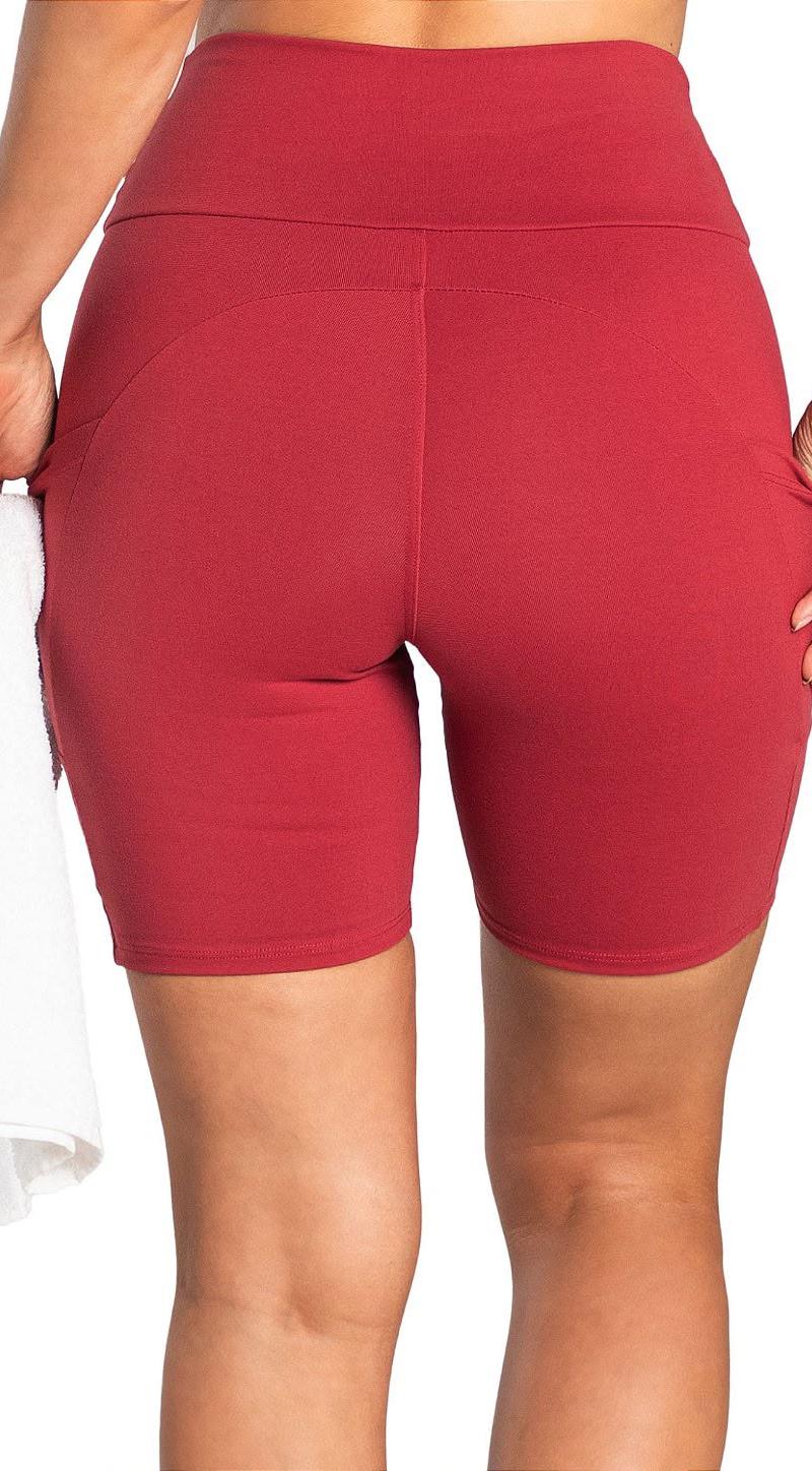 Conjunto Bermuda Fit Bolsos + Top Fit Dec Red Alças Bojo Rem 22